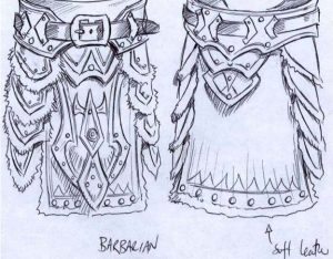 bespoke barbarian artwork