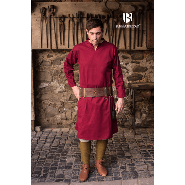 Medieval Tunic Ekwin Red 2
