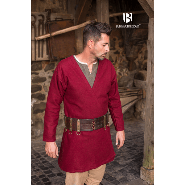 Blue by Burgschneider Medieval Tunic Viking Wool// Larp