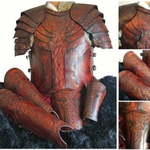 Vendel Raven Full Set Leather LARP Armour