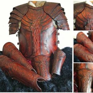 Vendel Raven Full Set Leather SCA Armour