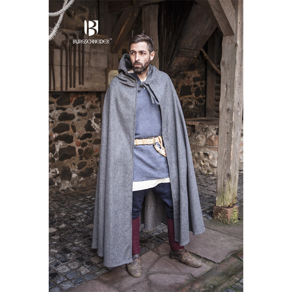 male hooded cloak