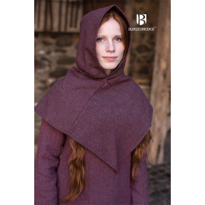 Skjoldehamn Hood Knud Red Grey 2