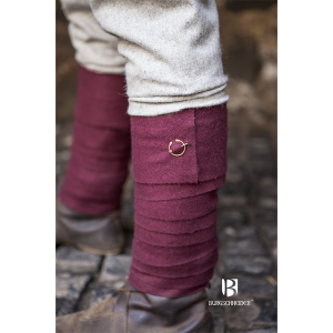 Wool Puttee Aki Red 2