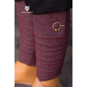 Wool Puttee Asgar Red and Grey 2