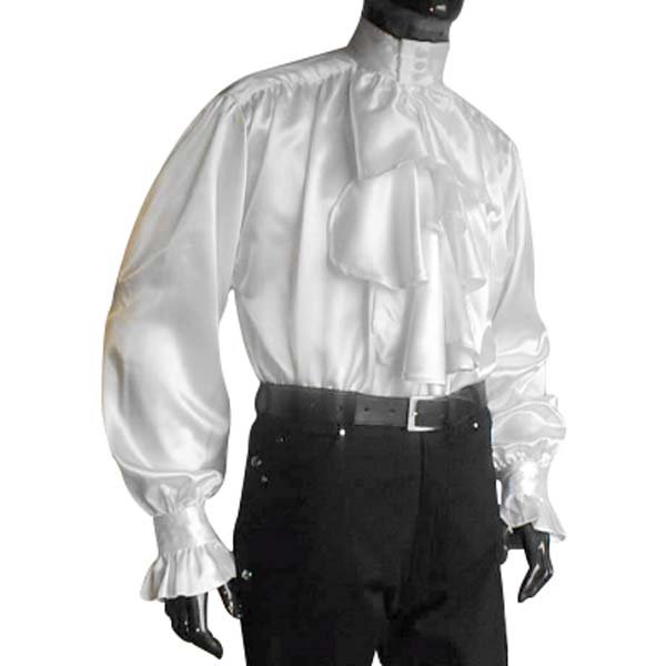 Satin Pastors Shirt WHITE