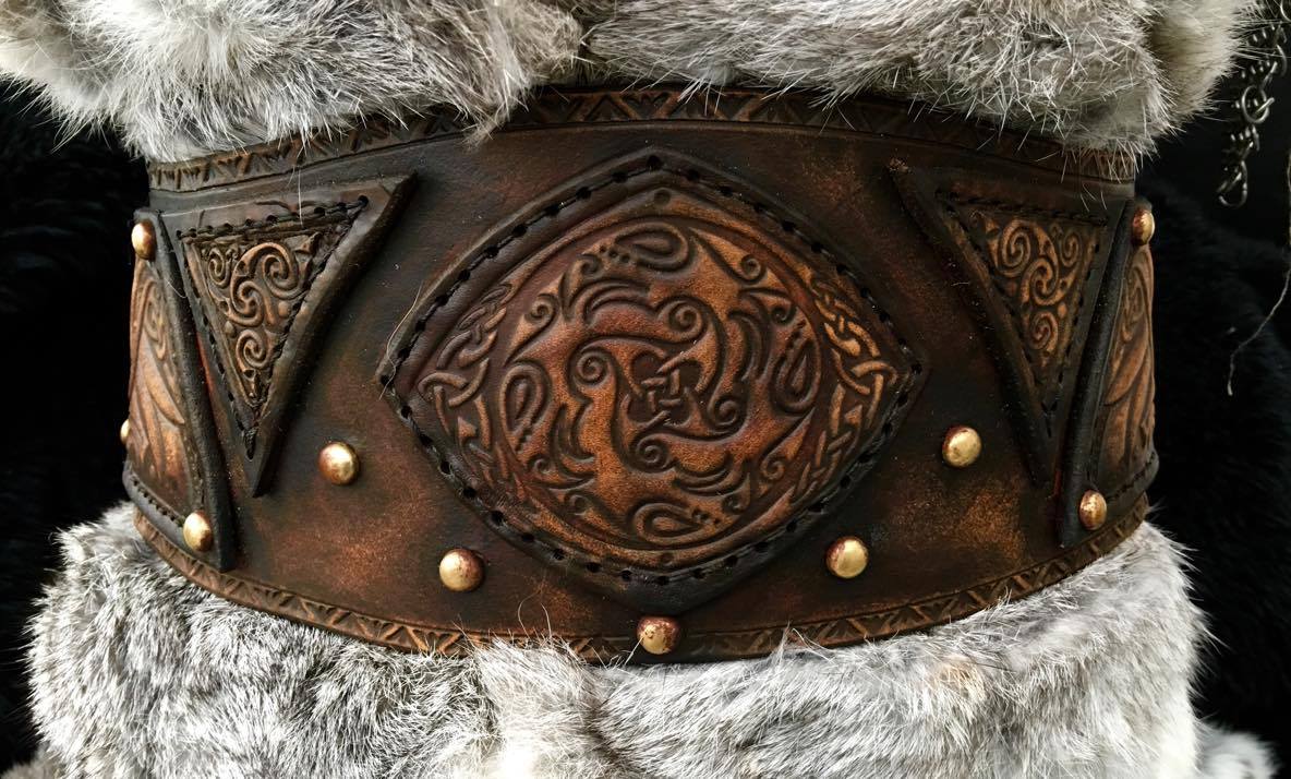Shield Maiden Clan Chief BUILT Leather Belt