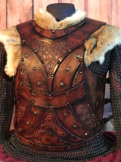 Bjorn Leather Body Armour Alternative Front