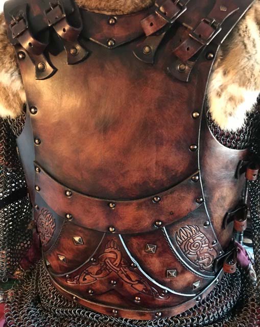 jorn Leather Body Armour Back