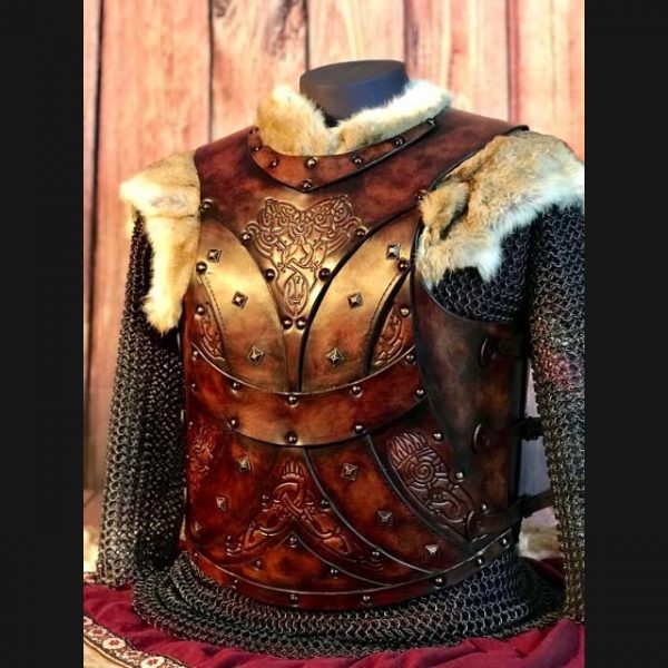 The Bjorn LARP Leather Body Armour
