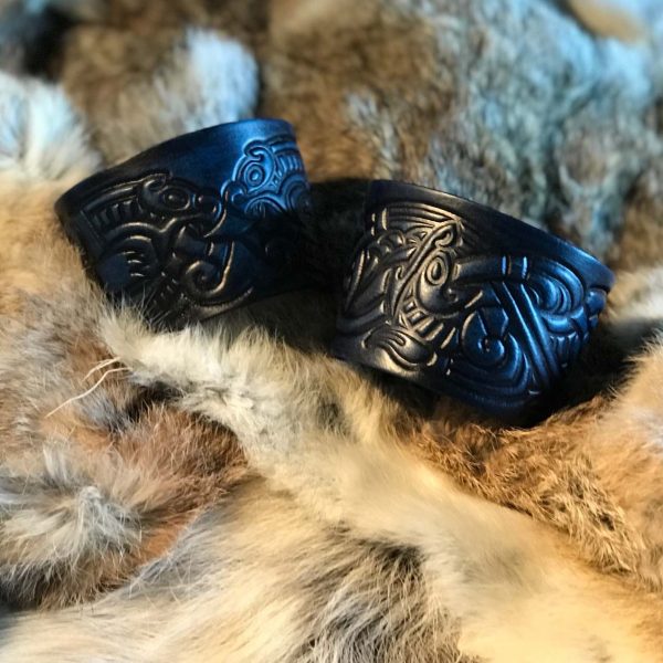 Viking Leather Cuffs - For LARP or Cosplay - Image 7