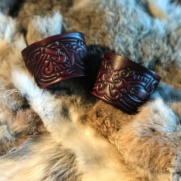 Viking Leather Cuffs - For LARP or Cosplay - Image 5