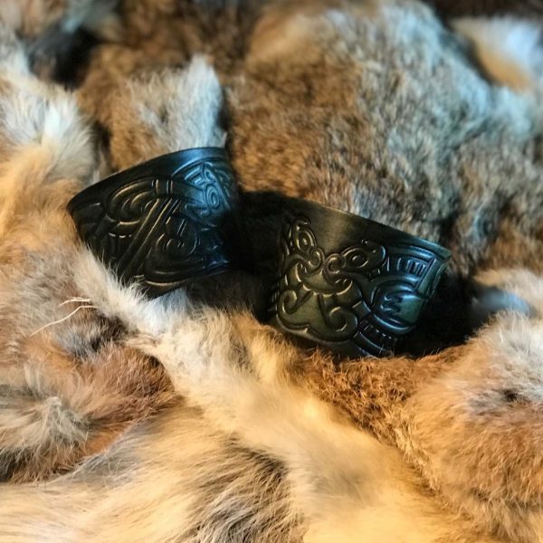 Viking Leather Cuffs - For LARP or Cosplay - Image 4