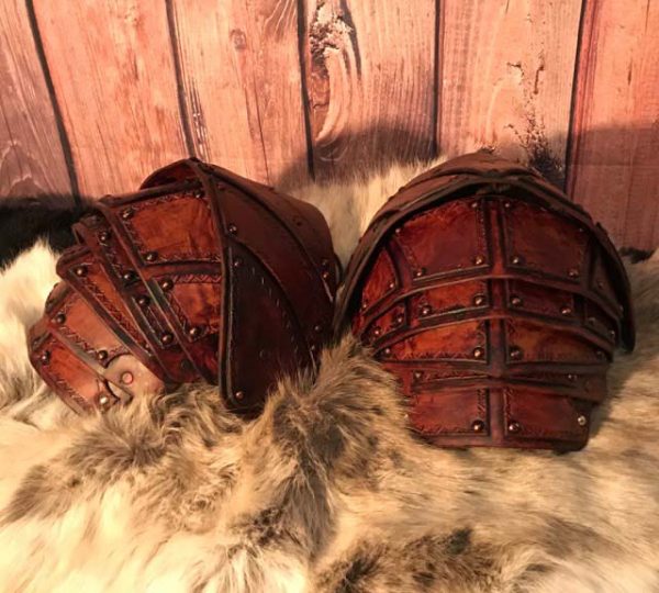 The Asmund Deluxe LARP Leather Armour Full Set 