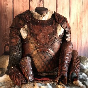 The Asmund Deluxe LARP Leather Armour Full Set 