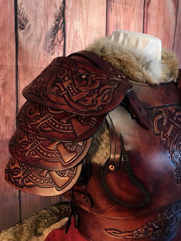 Shieldmaiden Larp Leather Armour - Image 2