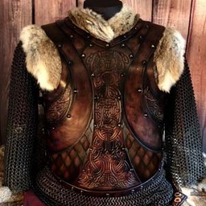 The Gunnar Scaled LARP Leather Body Armour