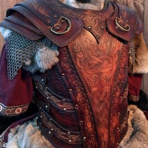 The Asmund Deluxe LARP Leather Armour Full Set