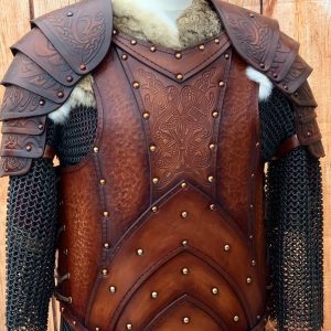 Jörmungandr LARP Leather Body with Shoulders