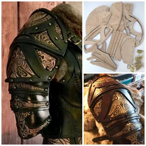 Clan Chief Leather Shoulders Kit