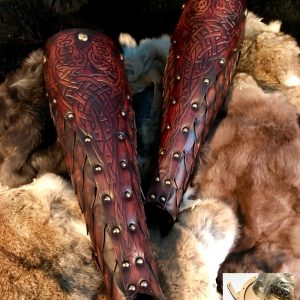 Sigrun Leather Greaves Kit